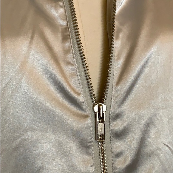 Satin Jacket Grey Large Womens - Picture 3 of 12